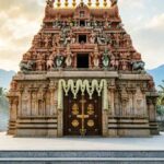 Udupi Sri Krishna Temple, a traditional South Indian temple dedicated to Lord Krishna.
