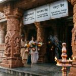 Ambaji Temple image representing darshan timing information.
