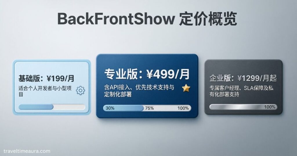 backtofrontshow-pricing-overview