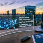 Droven.io USA tech dashboard with AI integration and network infrastructure updates.