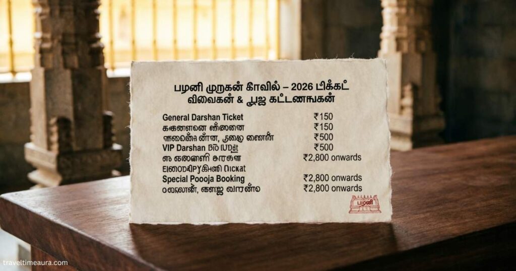 palani-murugan-temple-ticket-prices-and-pooja-charges-2026
