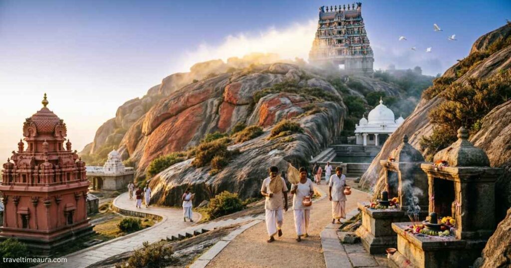 the-giripradakshina-route-and-important-shrines-around-arunachala-hill